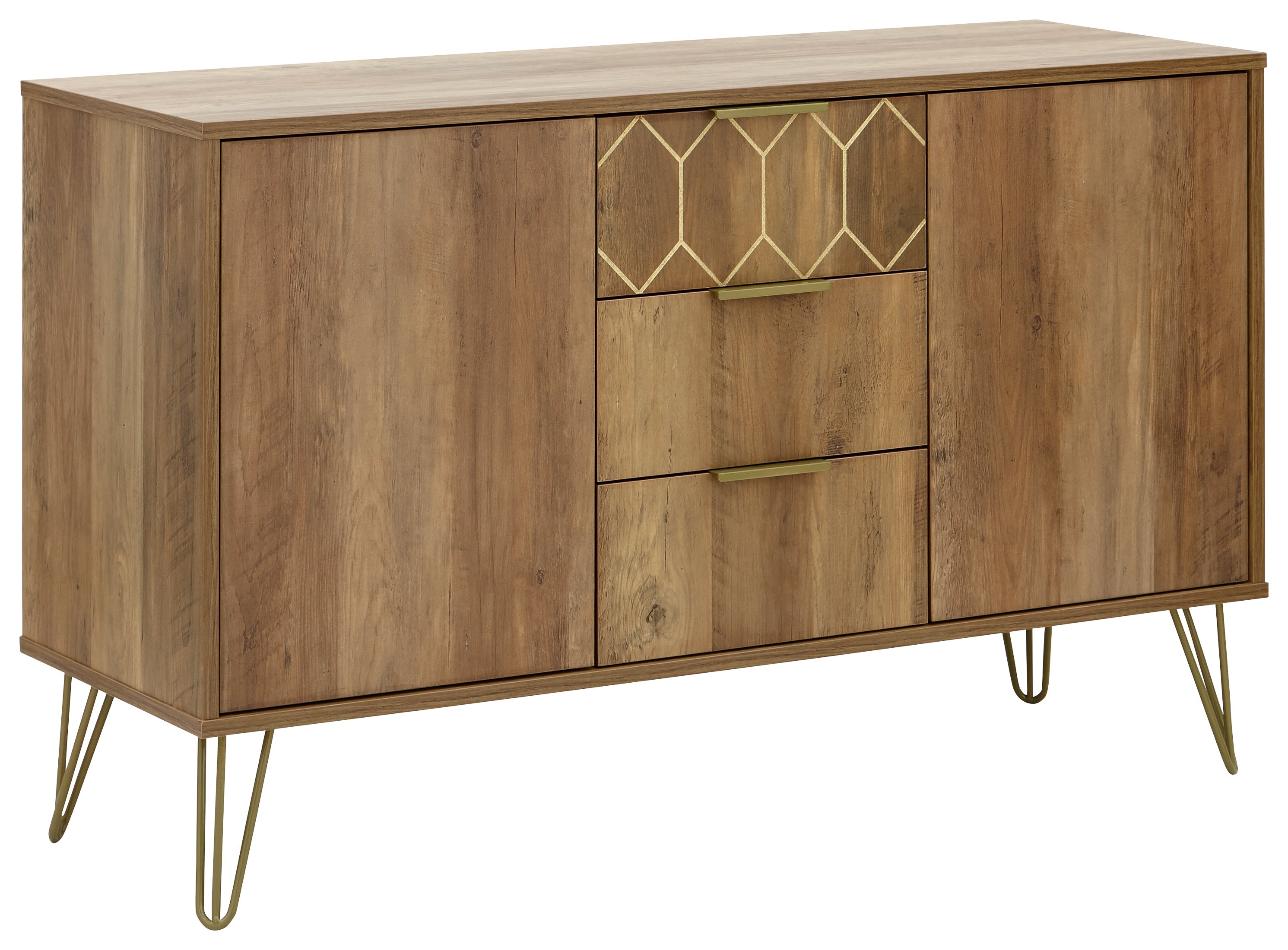 Orleans 2 Door 3 Drawer Cabinet Mango – GFW, view 9