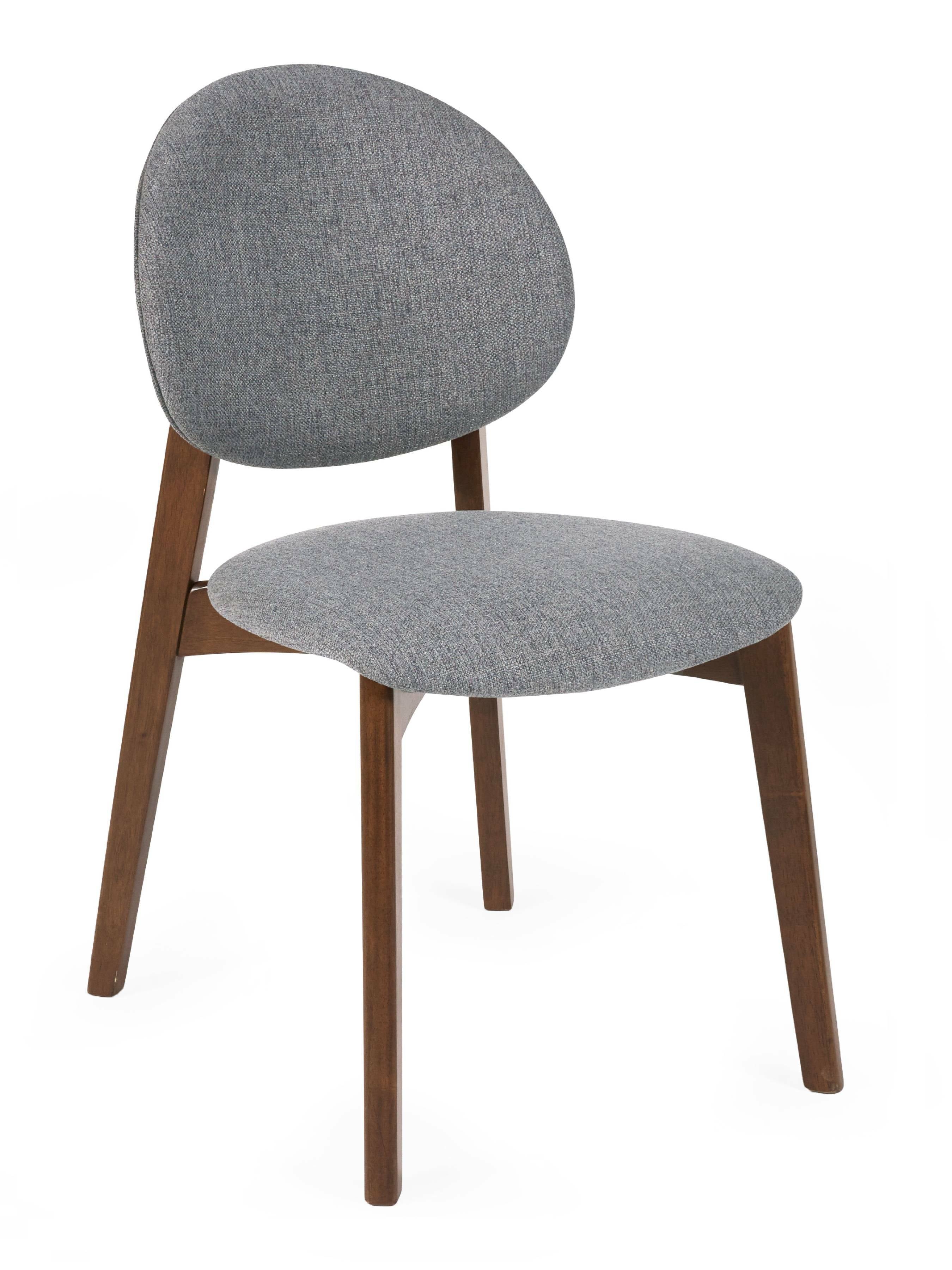 Artemis Walnut and Grey Dining Chairs (Set of 2) – Julian Bowen, view 3