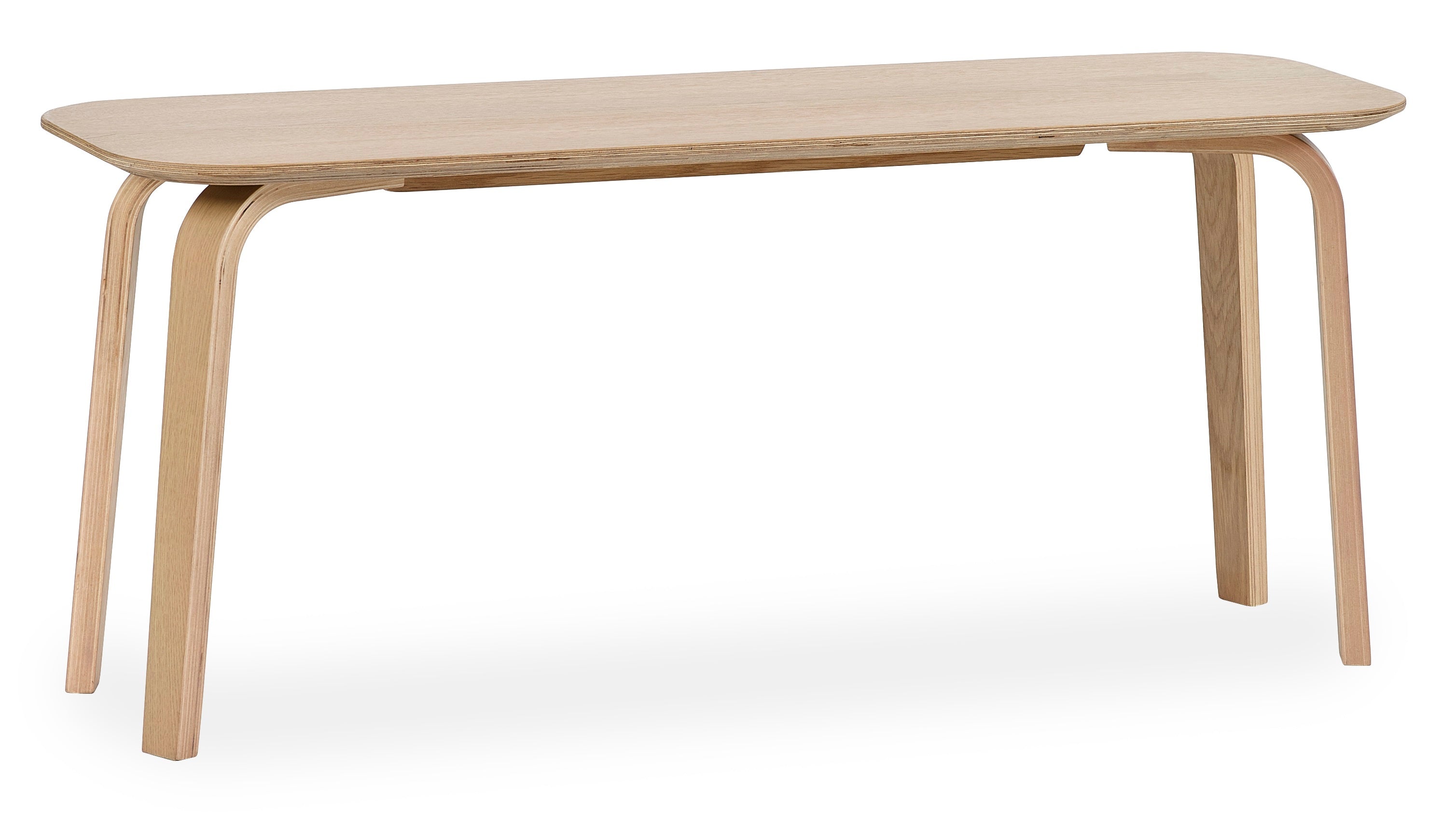 Kaito Oak Curved Leg Bench – Julian Bowen
