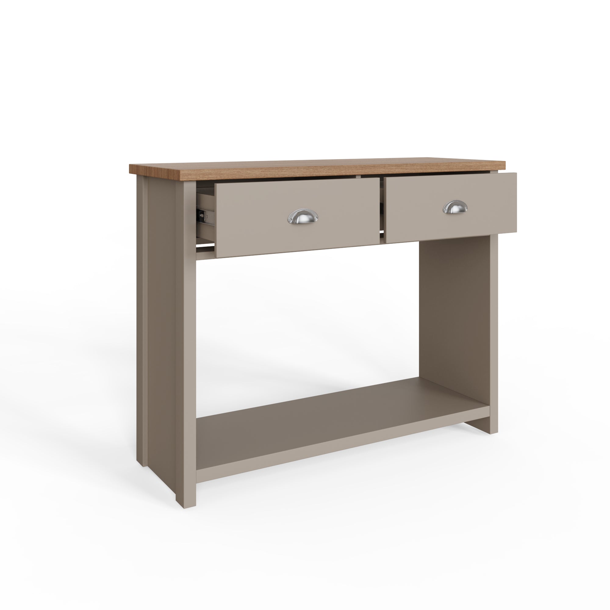 Lancaster Console Hall Table – Grey & Oak