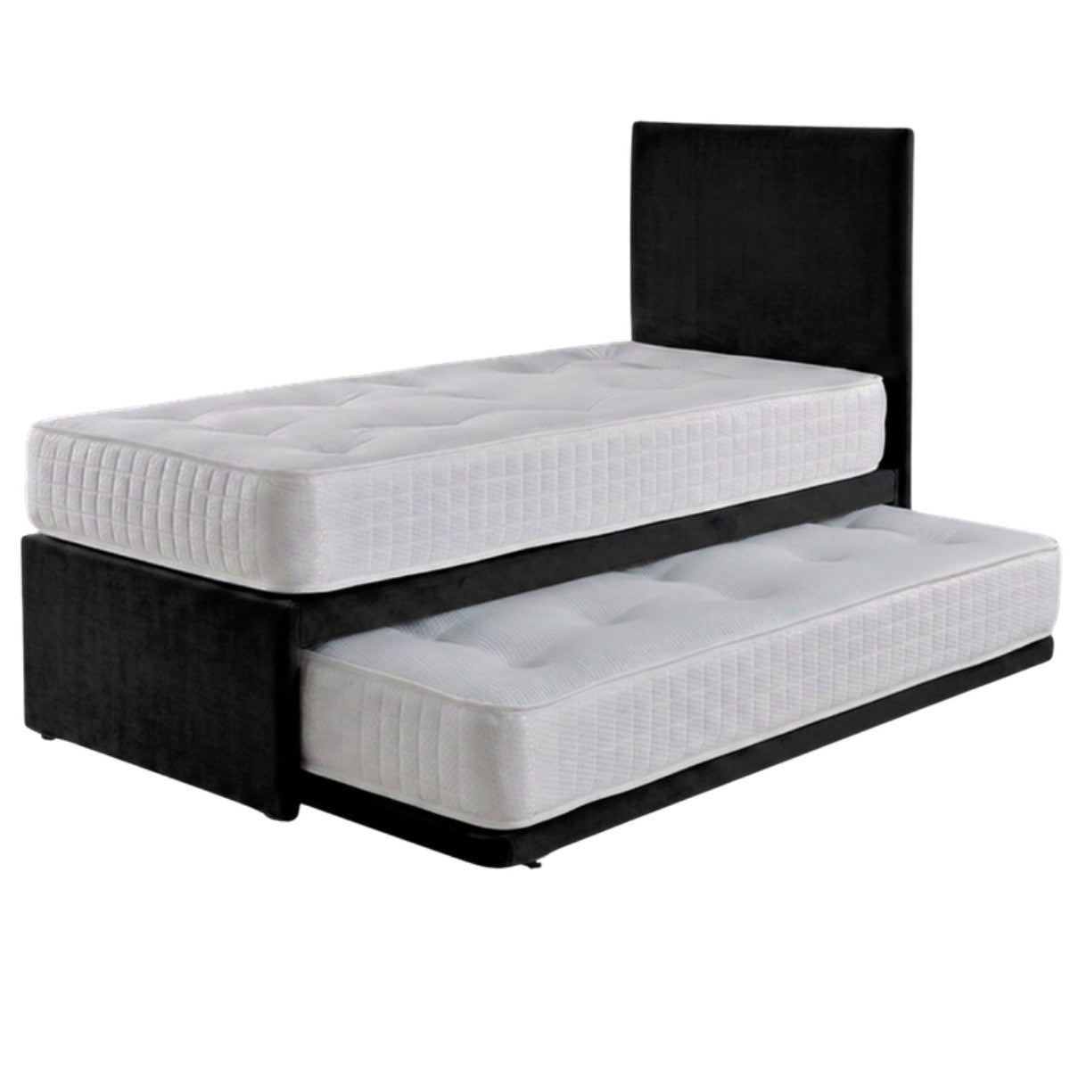 Guest bed and trundle in Black
