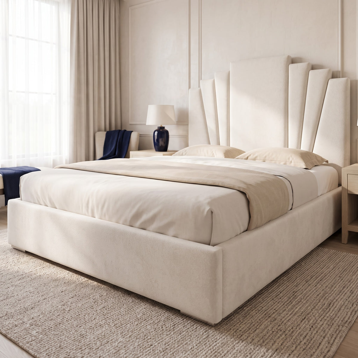 Bovey Ottoman Bed, Slatted Gas Lift