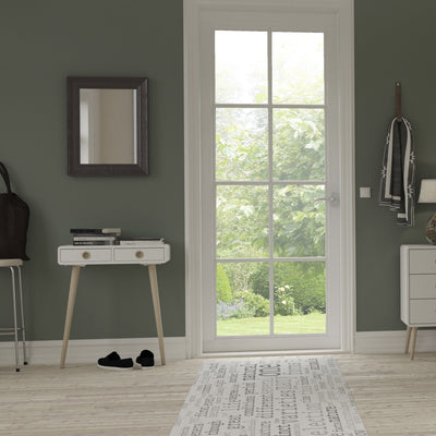 Softline Low Hall Table in Off White – FTG, view 4