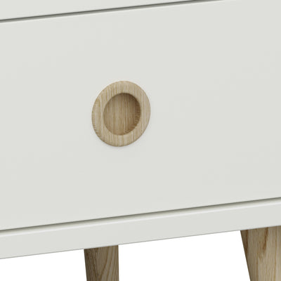 Softline Low Hall Table in Off White – FTG, view 7