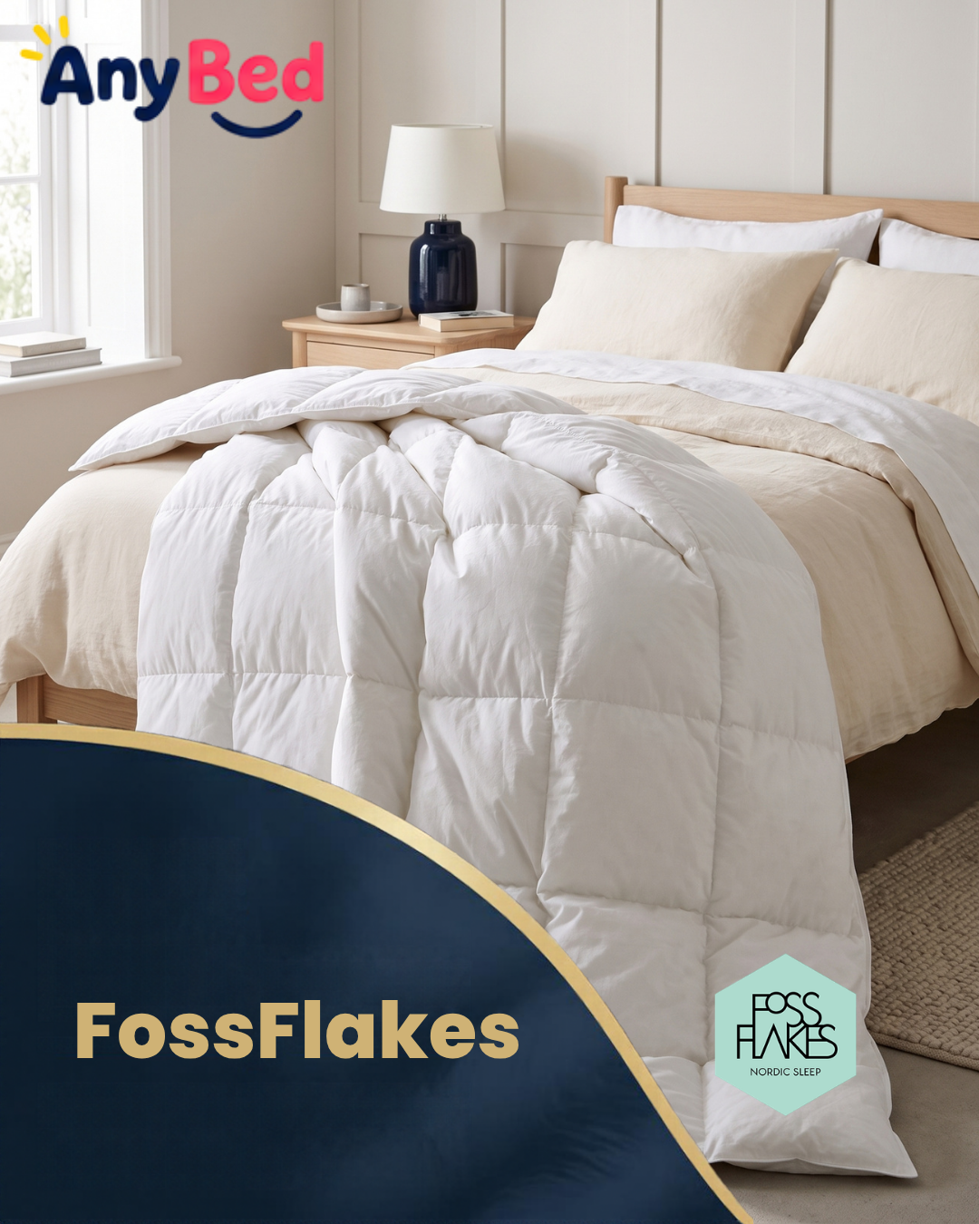 Drift Duvet with Fossflakes