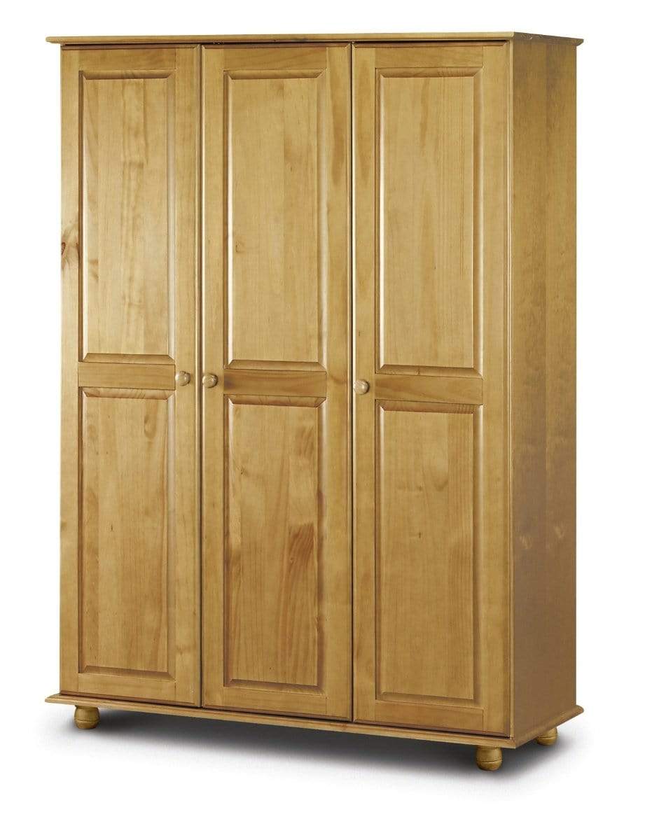 Julian Bowen 3 DOOR WARDROBE Pickwick 3 Door Fitted Wardrobe Bed Kings