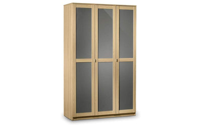 Julian Bowen 3 DOOR WARDROBE Strada 3 Door Wardrobe Bed Kings
