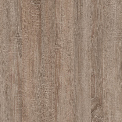 Chelsea Bedroom 3 Door Wardrobe with Mirror in White with a Truffle Oak Trim – FTG, view 6