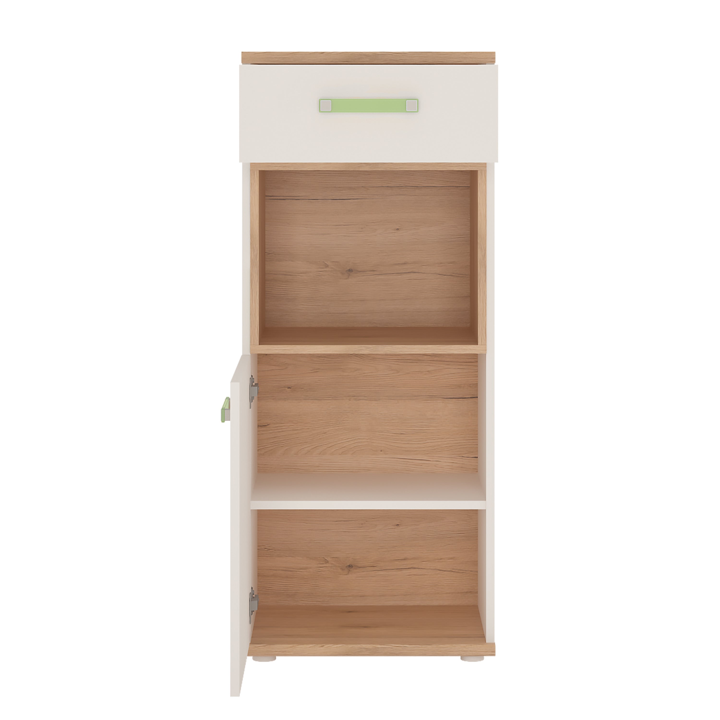 4KIDS 1 Door 1 Drawer Narrow Cabinet with Lemon Handles – FTG, view 2