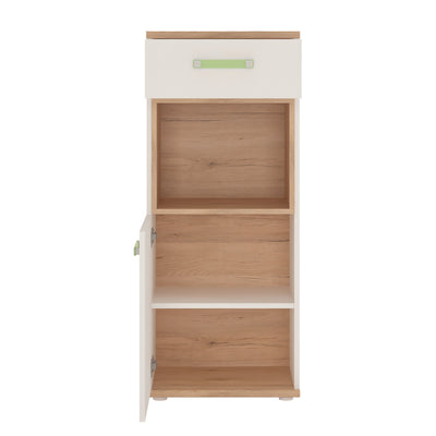4KIDS 1 Door 1 Drawer Narrow Cabinet with Lemon Handles – FTG, view 2