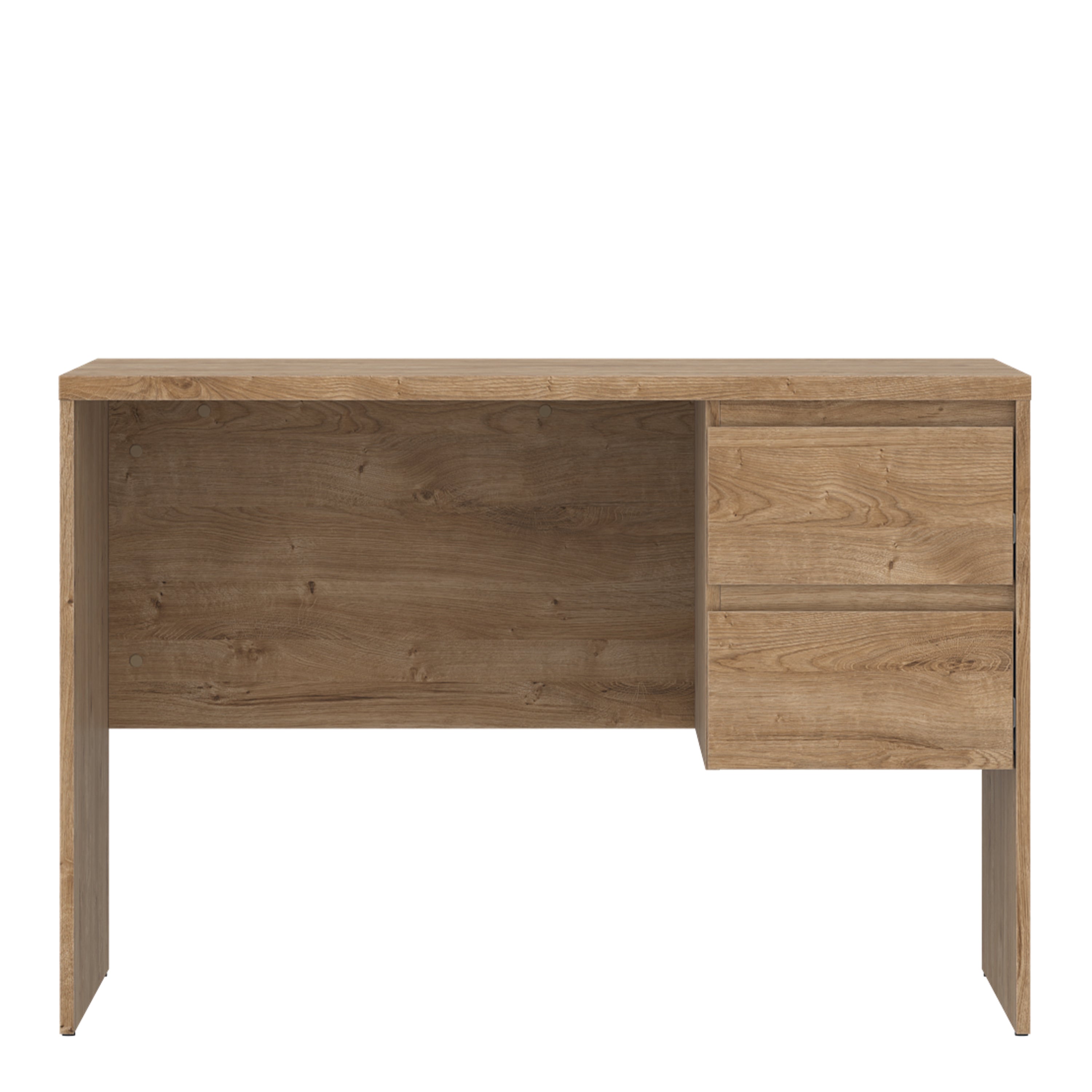 Fribo Desk 2 Drawer in Golden Ribbeck Oak – FTG, view 2