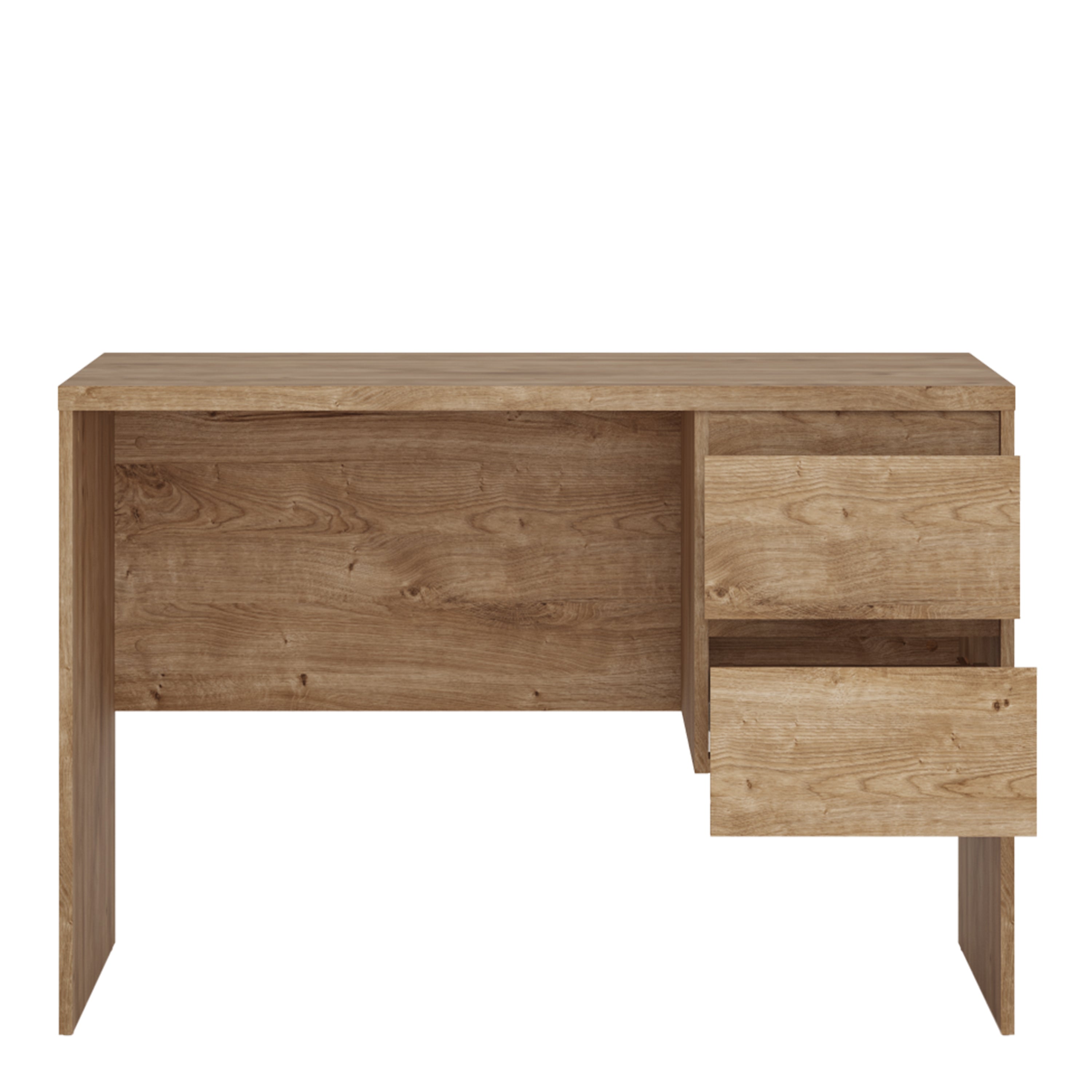 Fribo Desk 2 Drawer in Golden Ribbeck Oak – FTG, view 3