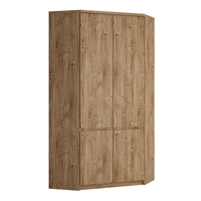 Fribo Corner Wardrobe 2 Door in Golden Ribbeck Oak – FTG