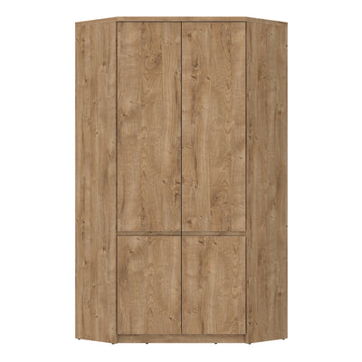 Fribo Corner Wardrobe 2 Door in Golden Ribbeck Oak – FTG, view 2