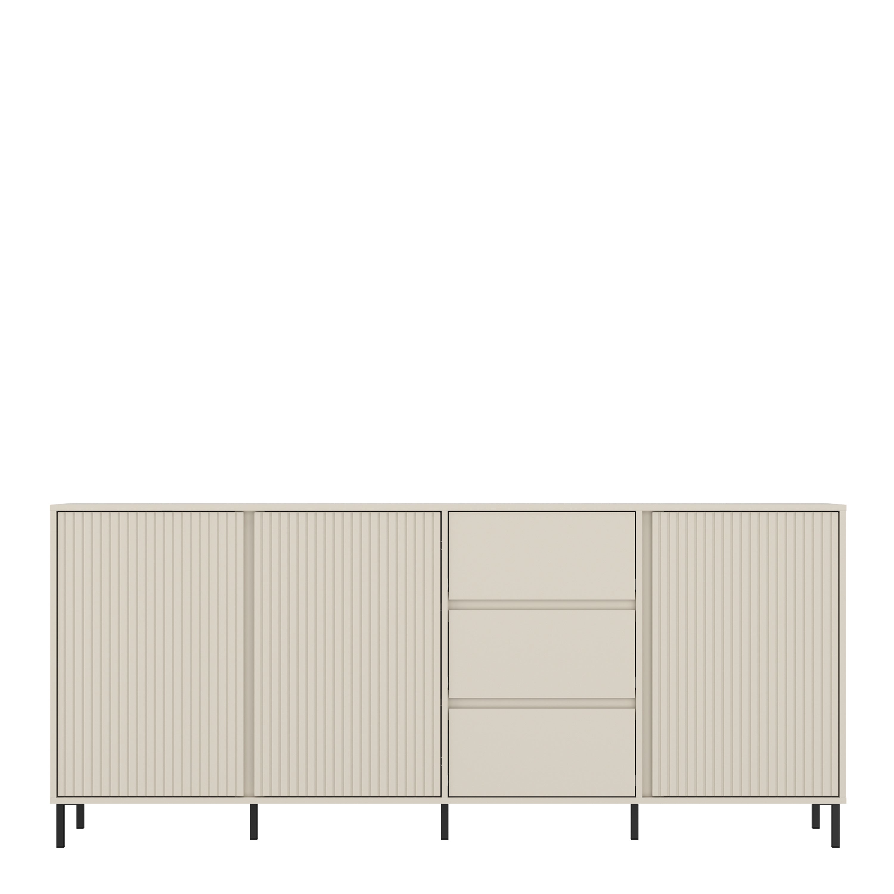 Avenale Sideboard 3 Door 3 Drawer in Cashmere – FTG, view 2