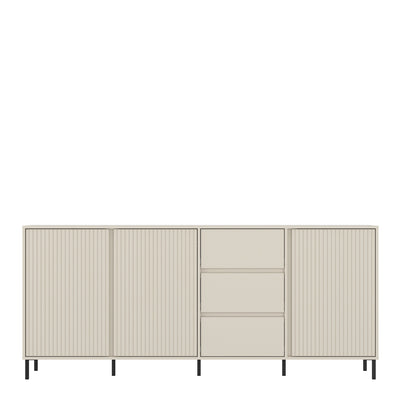 Avenale Sideboard 3 Door 3 Drawer in Cashmere – FTG, view 2
