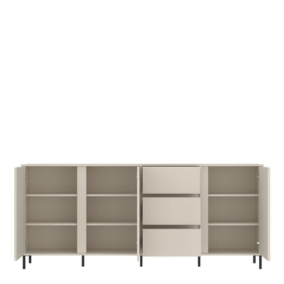 Avenale Sideboard 3 Door 3 Drawer in Cashmere – FTG, view 3