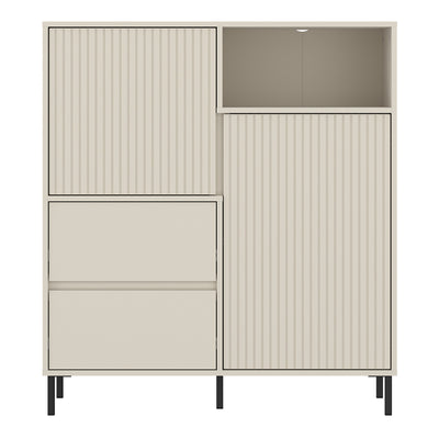 Avenale Sideboard 2 Door 2 Drawer in Cashmere – FTG, view 2