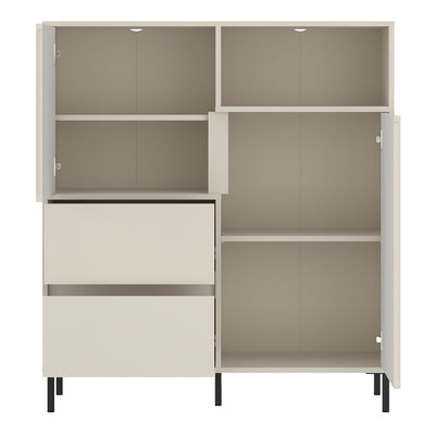 Avenale Sideboard 2 Door 2 Drawer in Cashmere – FTG, view 3