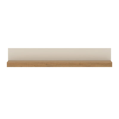 Naxxar Wall Shelf 154 cm in Cashmere and Stone Oak