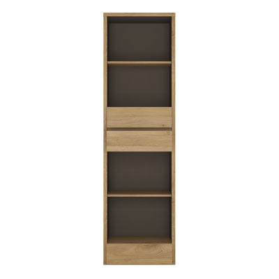 Shetland Tall Narrow 3 Drawer Bookcase – FTG, view 3