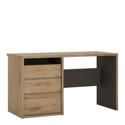 Shetland 3 Drawer Desk – FTG