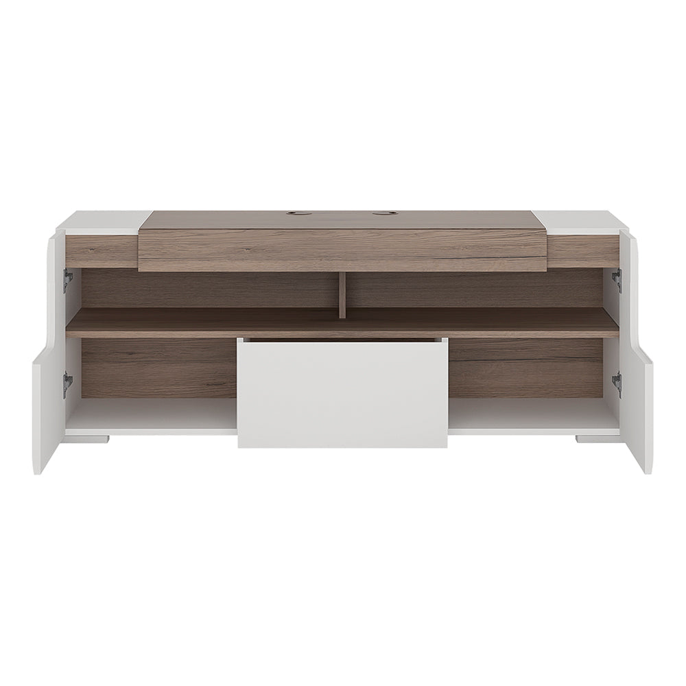 Toronto 140cm wide TV Cabinet – FTG, view 3