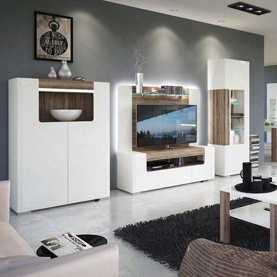 Toronto 140cm wide TV Cabinet – FTG, view 6