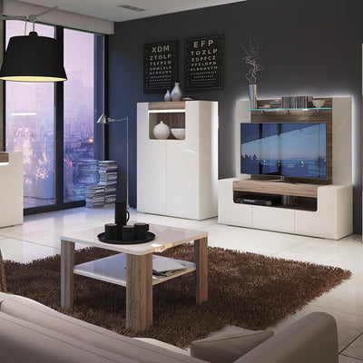 Toronto Coffee Table with shelf – FTG, view 4