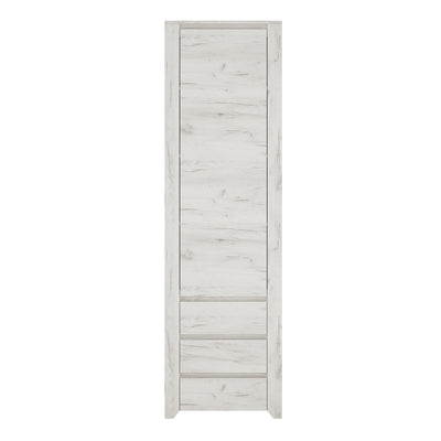 Angel Tall Narrow One Door 3 Drawer Narrow Cupboard – FTG, view 2
