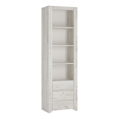Angel Tall Narrow 3 Drawer Bookcase – FTG