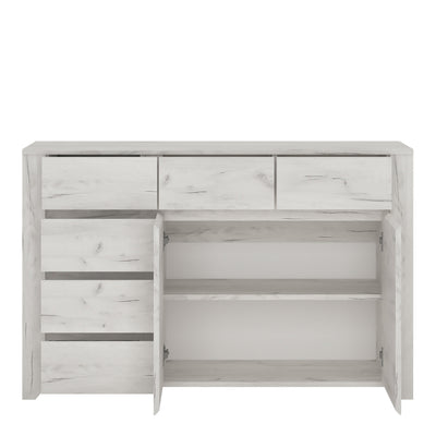 Angel 2 Door 3+3 Drawer Wide Chest – FTG, view 3