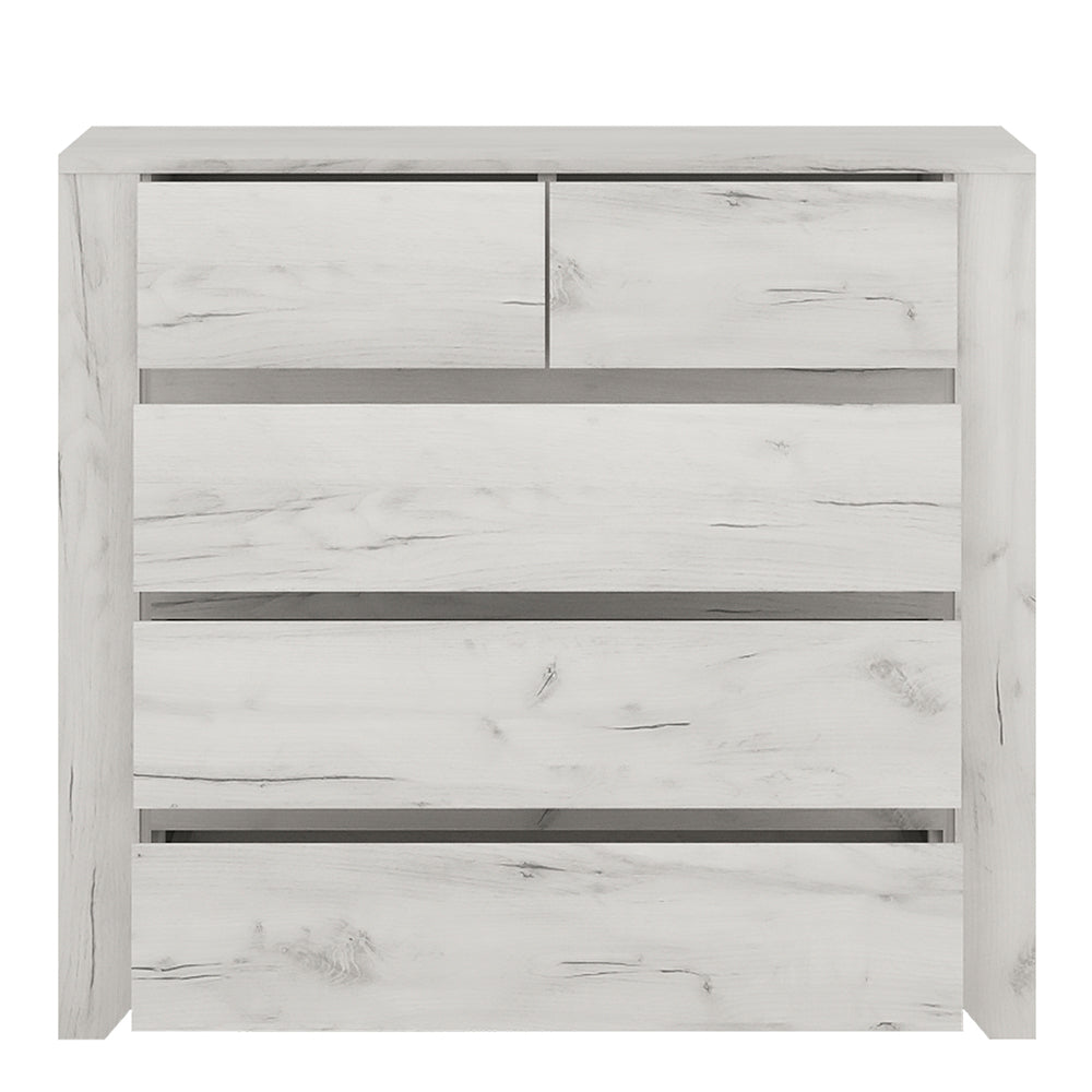 Angel Package - 1 Drawer Bedside Cabinet + 2+3 Chest of Drawers + 2 Door 2 Drawer Fitted Wardrobe – FTG, view 6