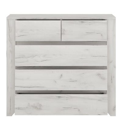 Angel Package - 1 Drawer Bedside Cabinet + 2+3 Chest of Drawers + 2 Door 2 Drawer Fitted Wardrobe – FTG, view 6