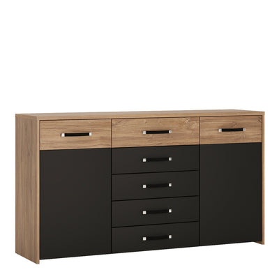 Monaco 2 Door 5 Drawer Wide Cupboard – FTG