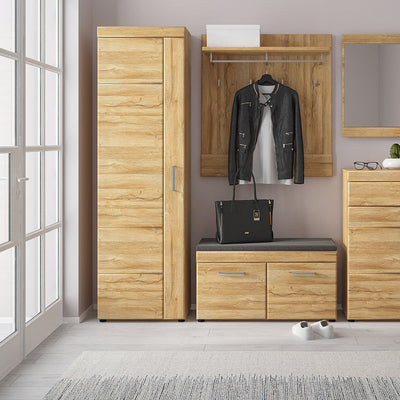 Cortina Tall Cupboard (LH) in Grandson Oak – FTG, view 4