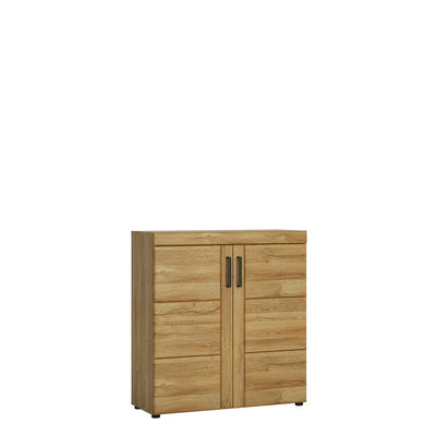 Cortina 2 Door Shoe Cabinet in Grandson Oak – FTG