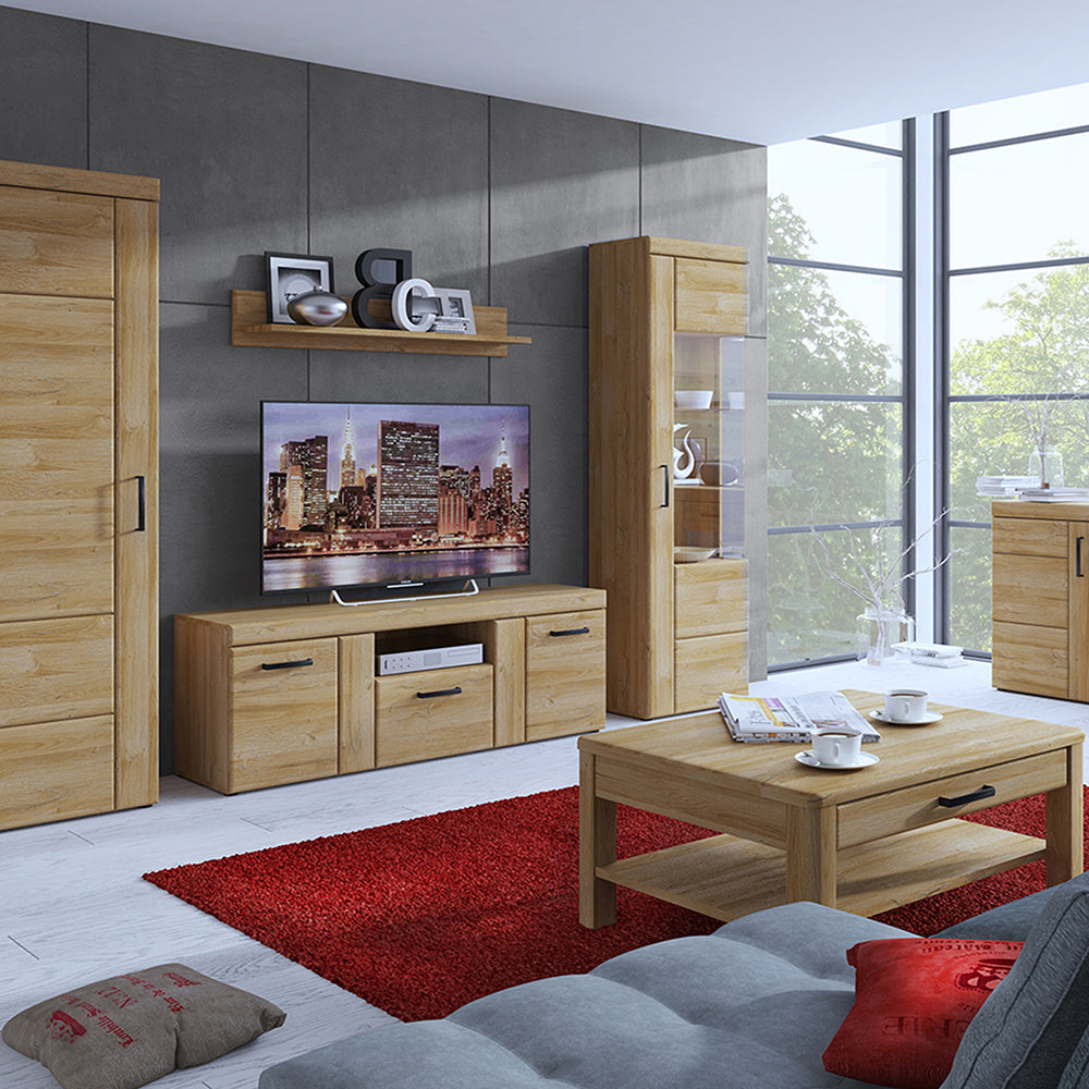 Cortina 2 Door Cabinet in Grandson Oak – FTG, view 3