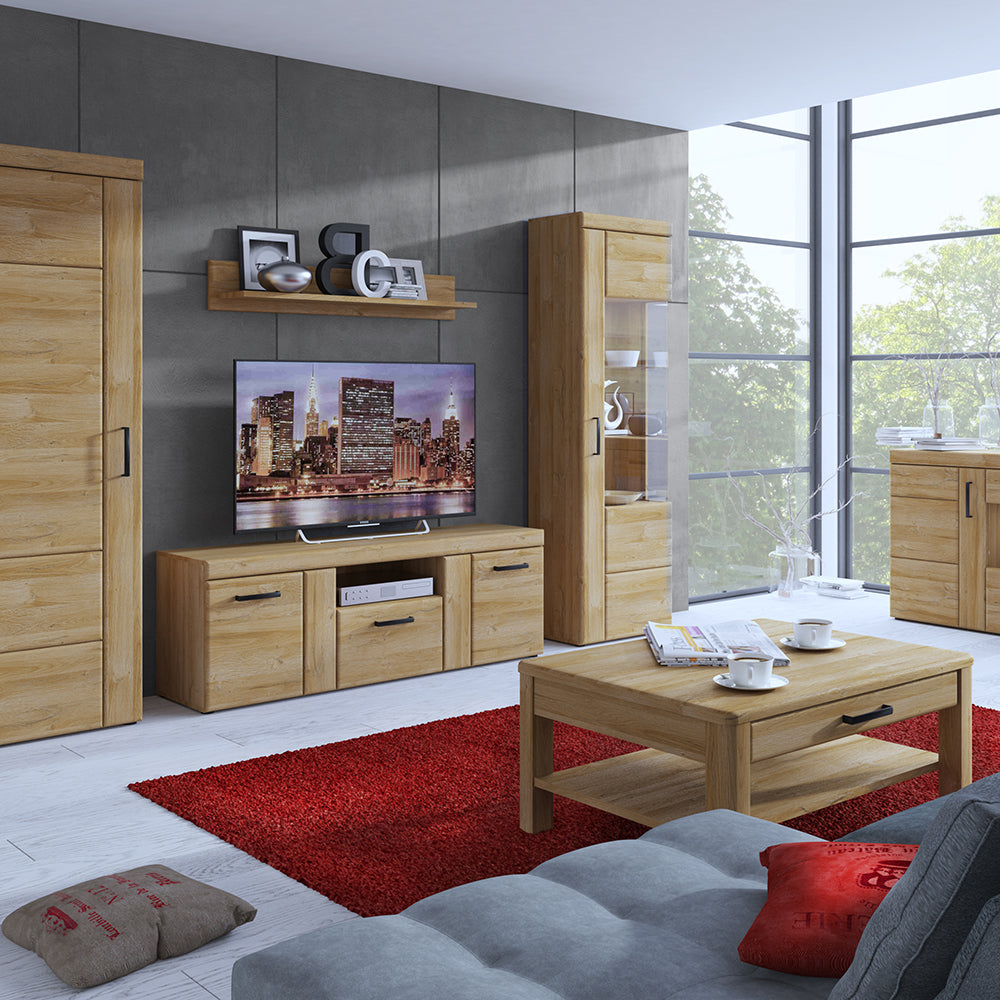 Cortina Wall Shelf 117cm in Grandson Oak – FTG, view 3