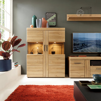 Cortina Wall Shelf 117cm in Grandson Oak – FTG, view 5