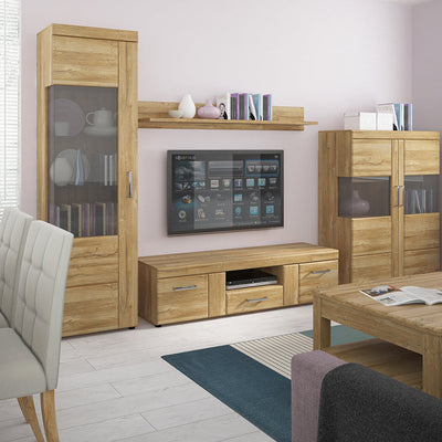 Cortina Wall Shelf 156cm in Grandson Oak – FTG, view 5