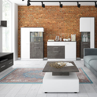 Zingaro 1 Door 2 Drawer 1 Compartment Sideboard – FTG, view 3