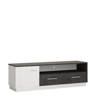 Zingaro 1 Door 2 Drawer Wide TV Cabinet – FTG