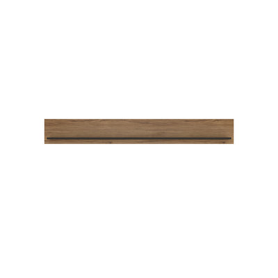 Brolo 167cm Wall Shelf with a Walnut and Dark Panel Finish – FTG, view 2