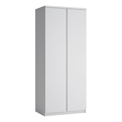 Fribo 2 Door Wardrobe in White – FTG