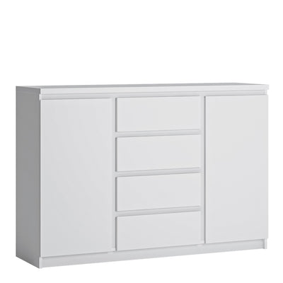 Fribo 2 Door 4 Drawer Sideboard in White – FTG