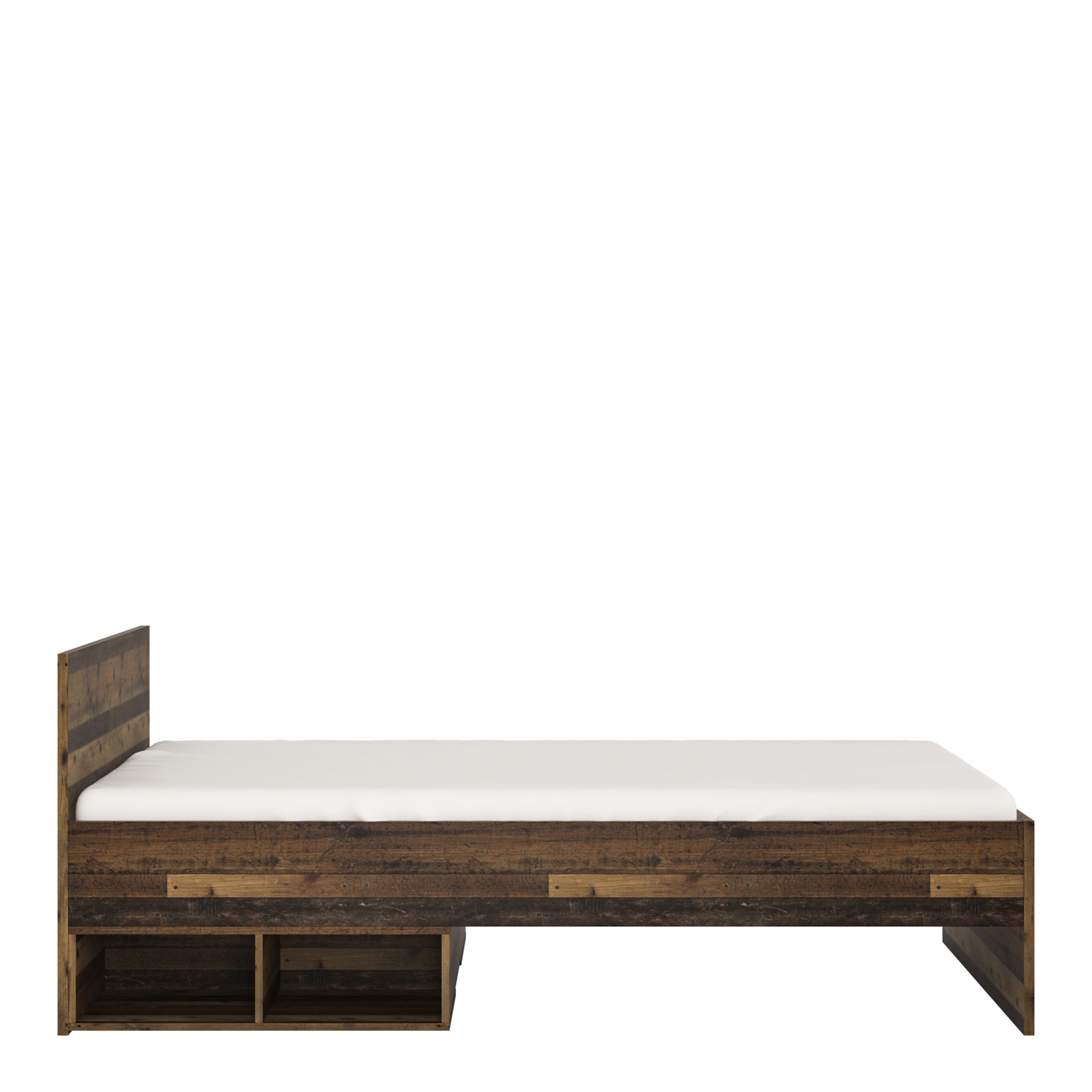 Brooklyn Single Bed 120cm in Walnut – FTG, view 2