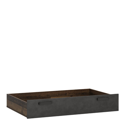 Brooklyn Underbed Drawer in Walnut and Dark Matera Grey – FTG