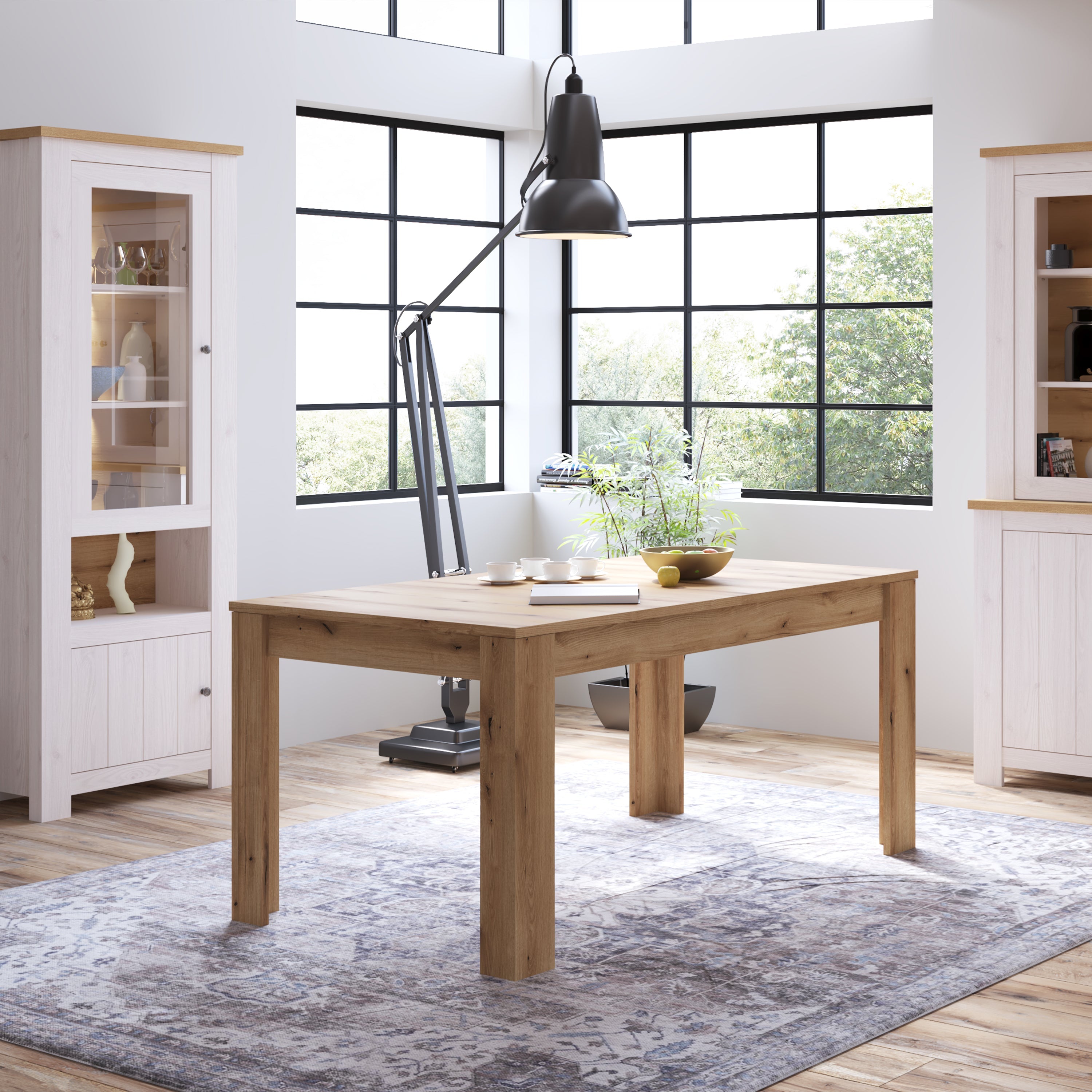 Celesto Extending Dining Table 160-200cm in Oak – FTG, view 3