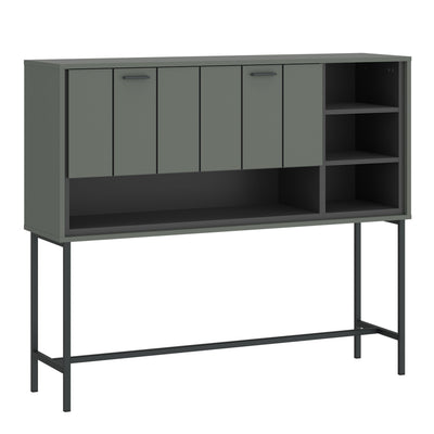 Arundel Bar Table 1 Flap in Green/Grey – FTG
